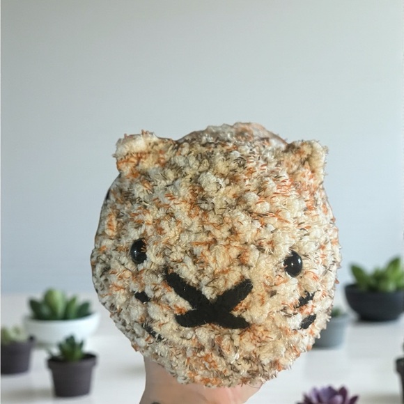 Handmade Other - Crochet Speckled Loaf Cat